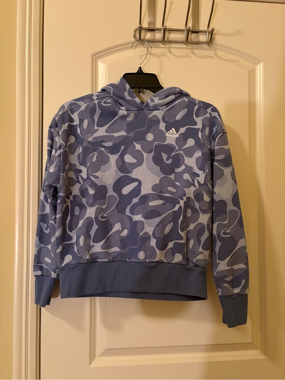 Adidas Light Blue Pullover Hoodie